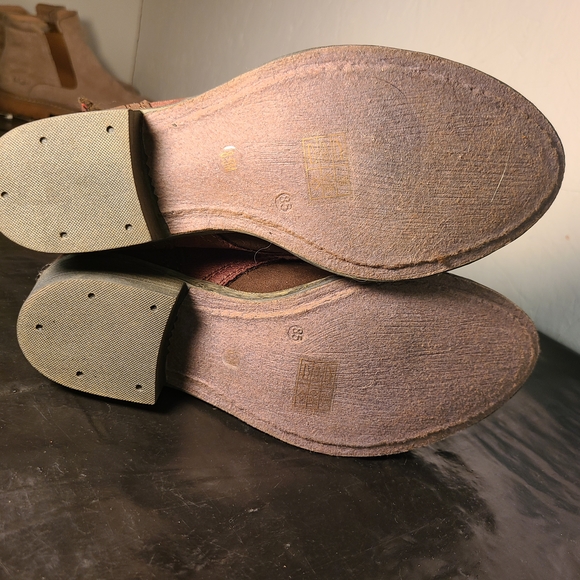 r.b.l.s. Brown Faux Fur Lined Lace-Up Combat Boots Women’s 8.5 - Picture 6 of 15